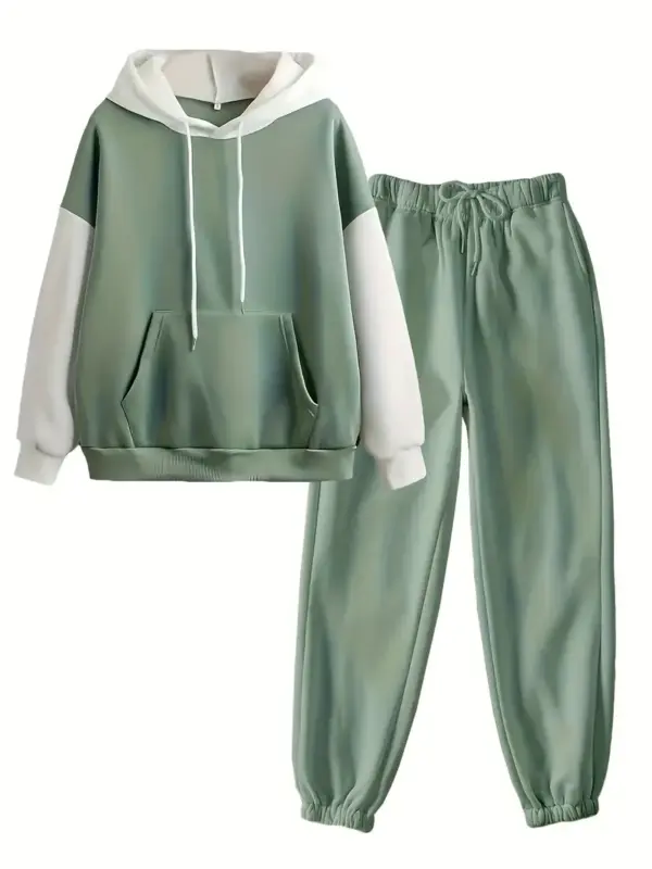 ColorPop Hoodie & Drawstring Joggers Set