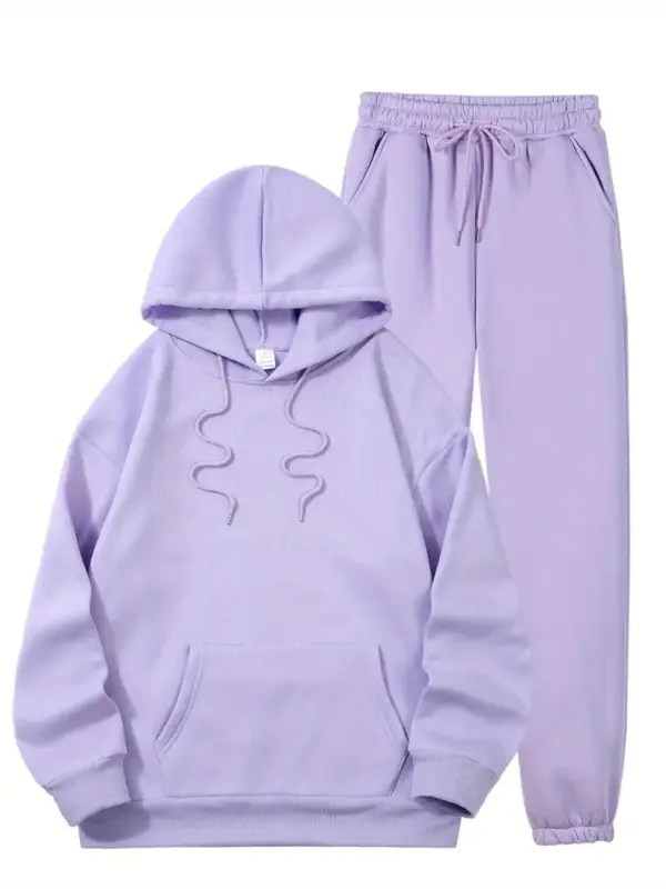 SleekFit Women’s Lounge Set – Hoodie & Pants