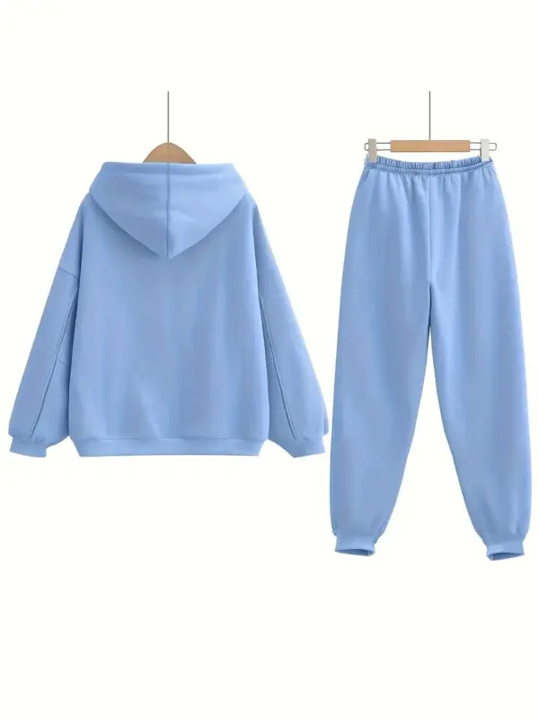 Blue Warm-Up Set – Hooded Top & Joggers - Image 5