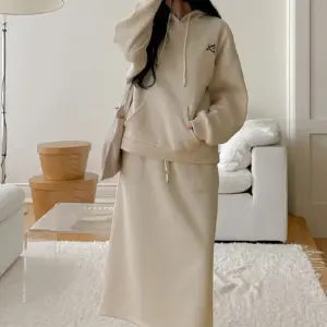 Women’s Cozy Hoodie & Skirt Set